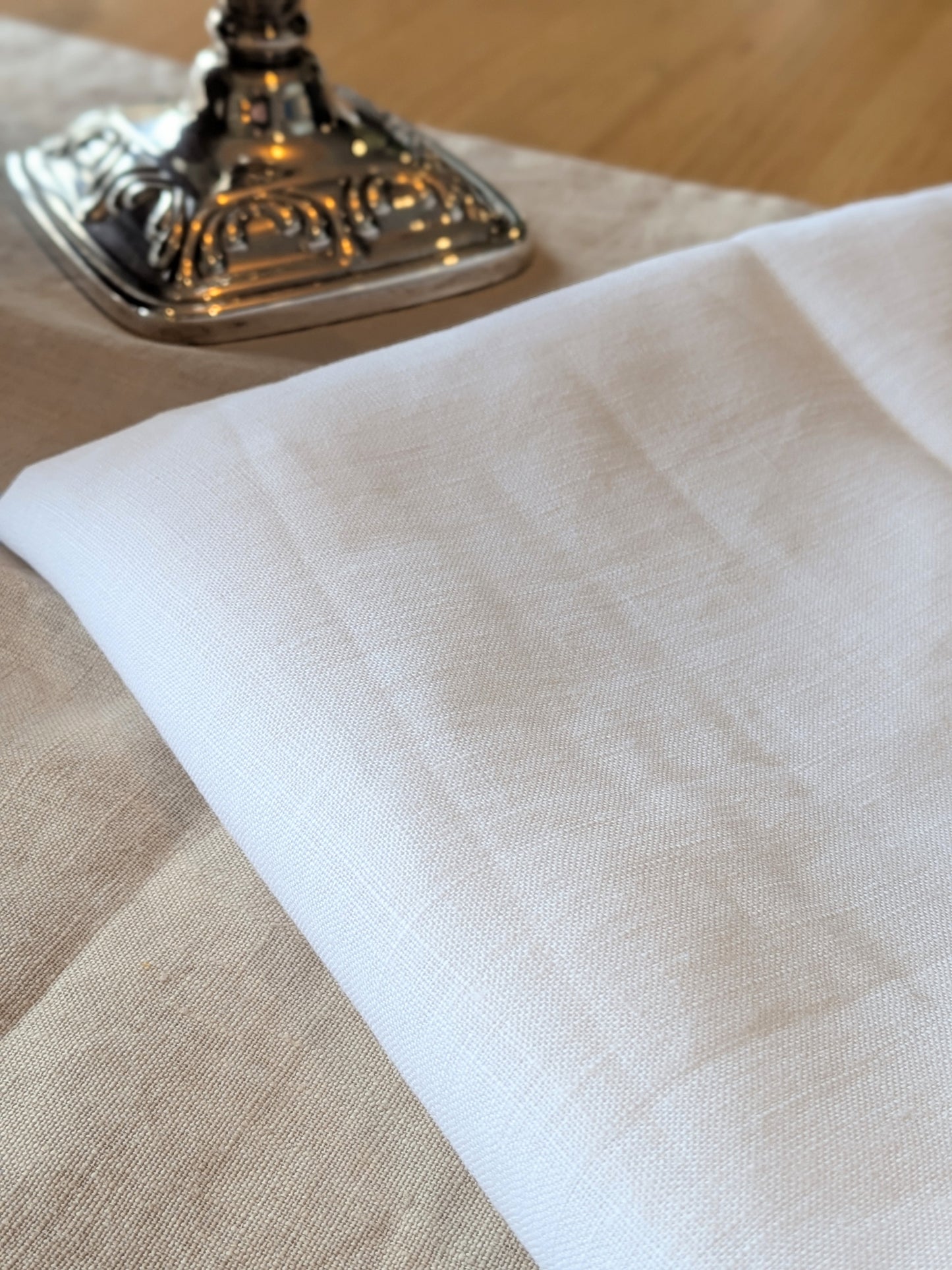 Linen Napkin - Set of 2 WHITE