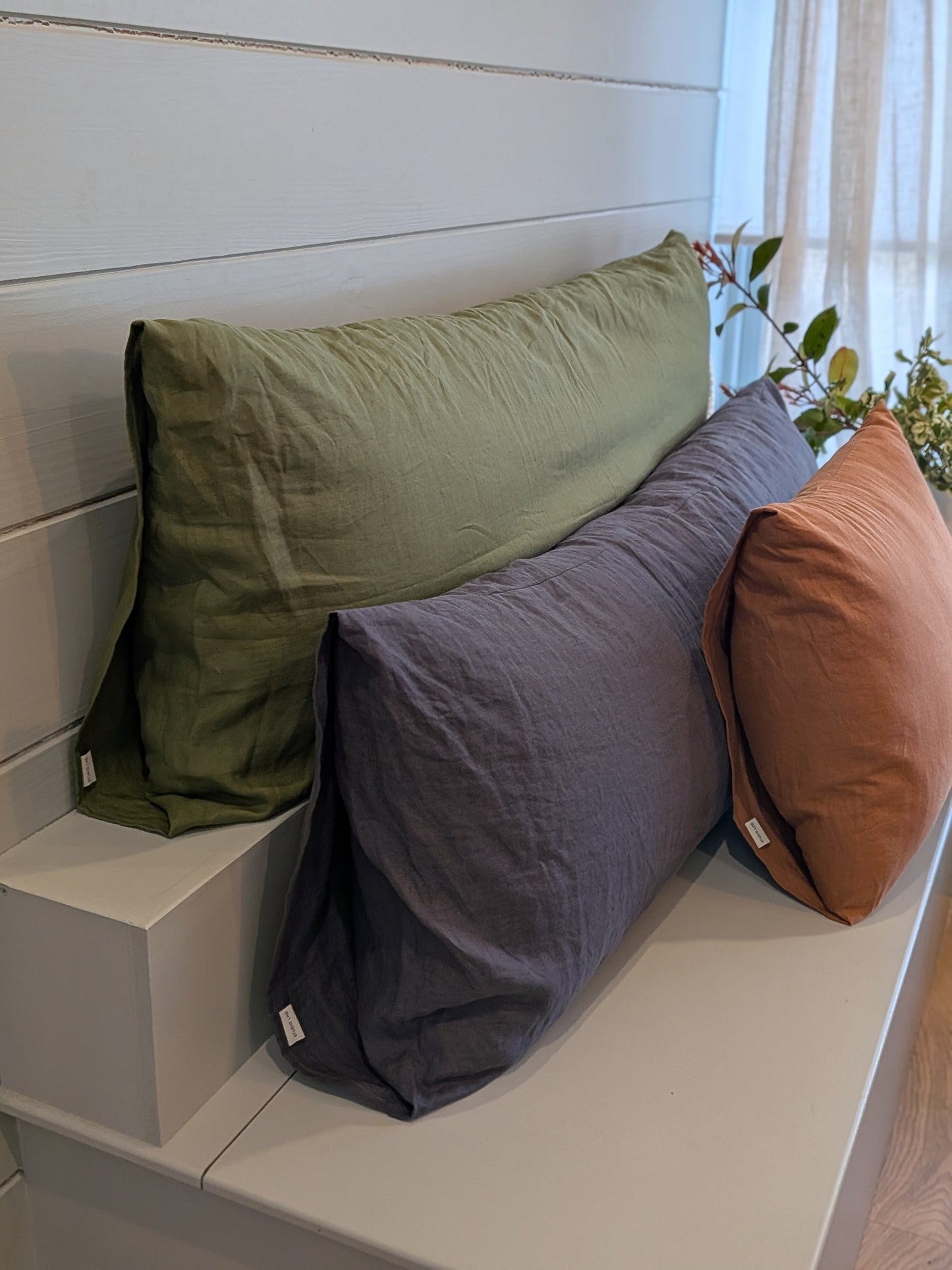 Linen Body Cushion Cover - NAVY