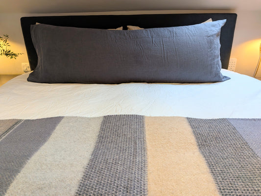 Linen Body Cushion Cover - NAVY