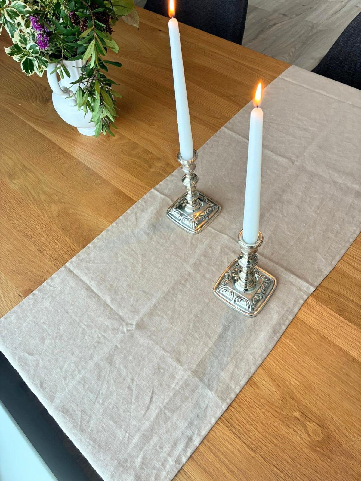 Linen Table Runner - NATURAL